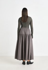 Weekday SKIRT - Maxisukňa - dark mole