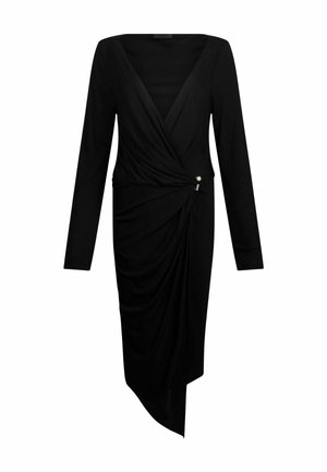 LIU JO DRAPED - Vestito elegante - black