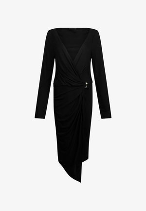 LIU JO DRAPED - Kokteilinė suknelė / vakarėlių suknelė - black