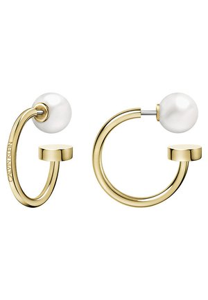 Calvin Klein, Earrings - gold/white