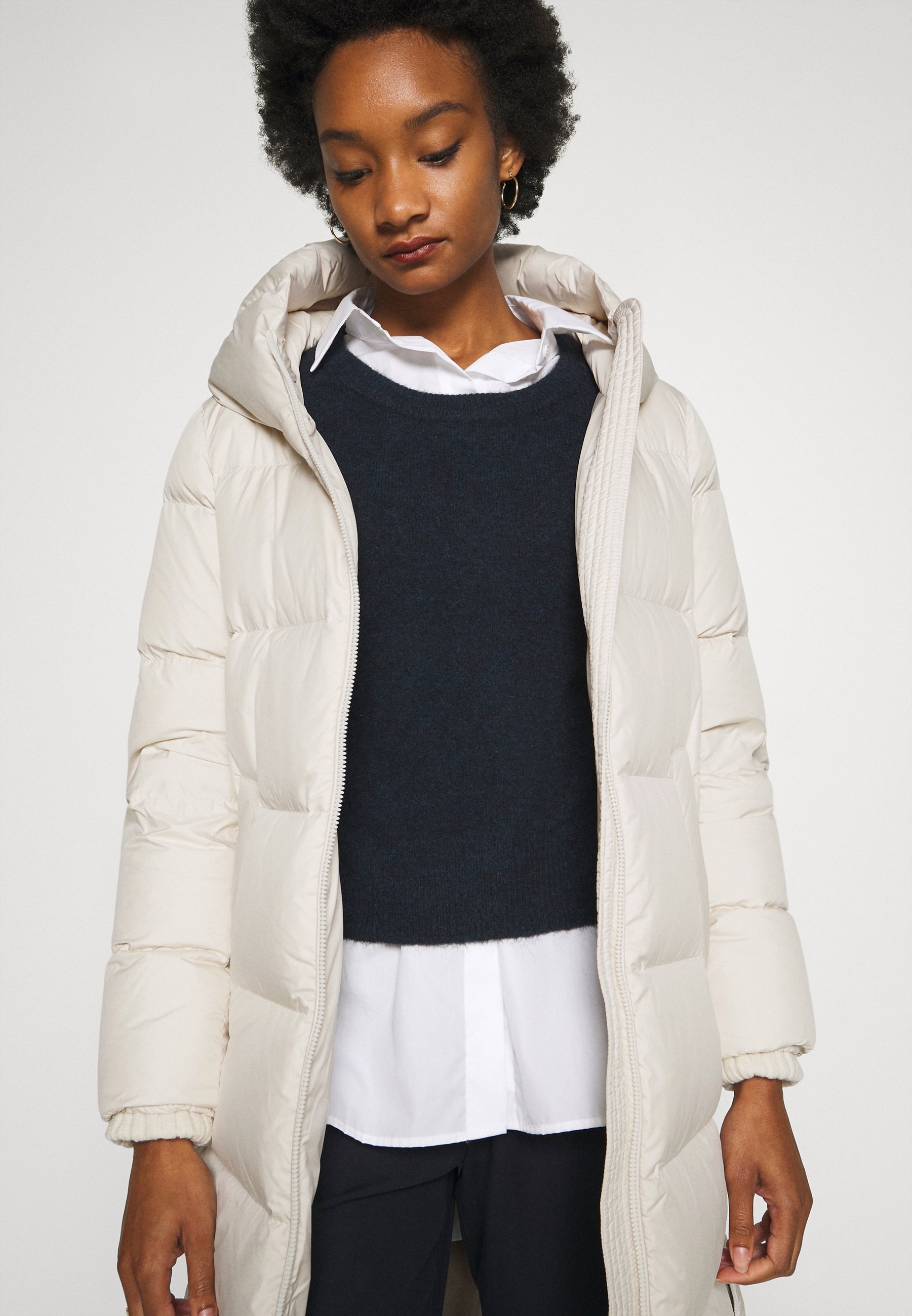 Marc O'Polo Dunkåpe frakk birch whiteoffwhite Zalando.no Marc O'Polo Dunkåpe frakk birch whiteoffwhite Zalando.no