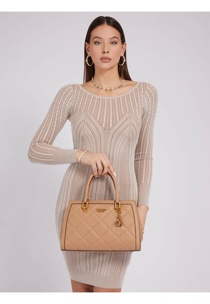 Guess ABEY GIRLFRIEND SATCHEL - Borsa a mano - beige