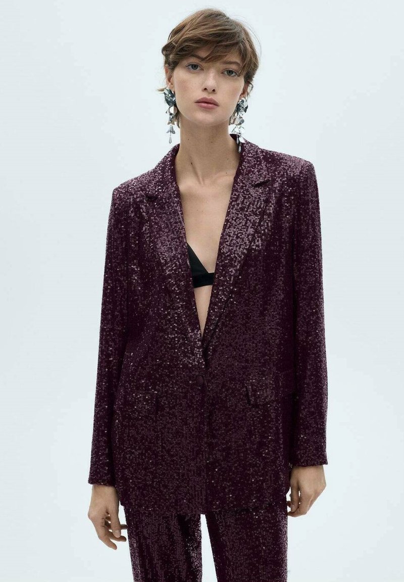 Mango Blazer - bordeaux