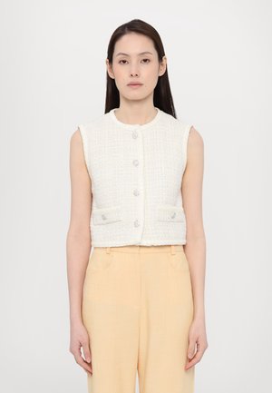 Maje VADERE - Waistcoat - ecru