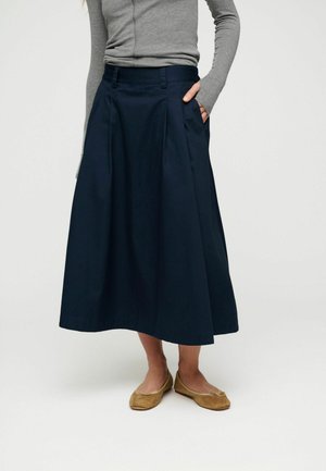 POEM - A-snit nederdel - dark navy