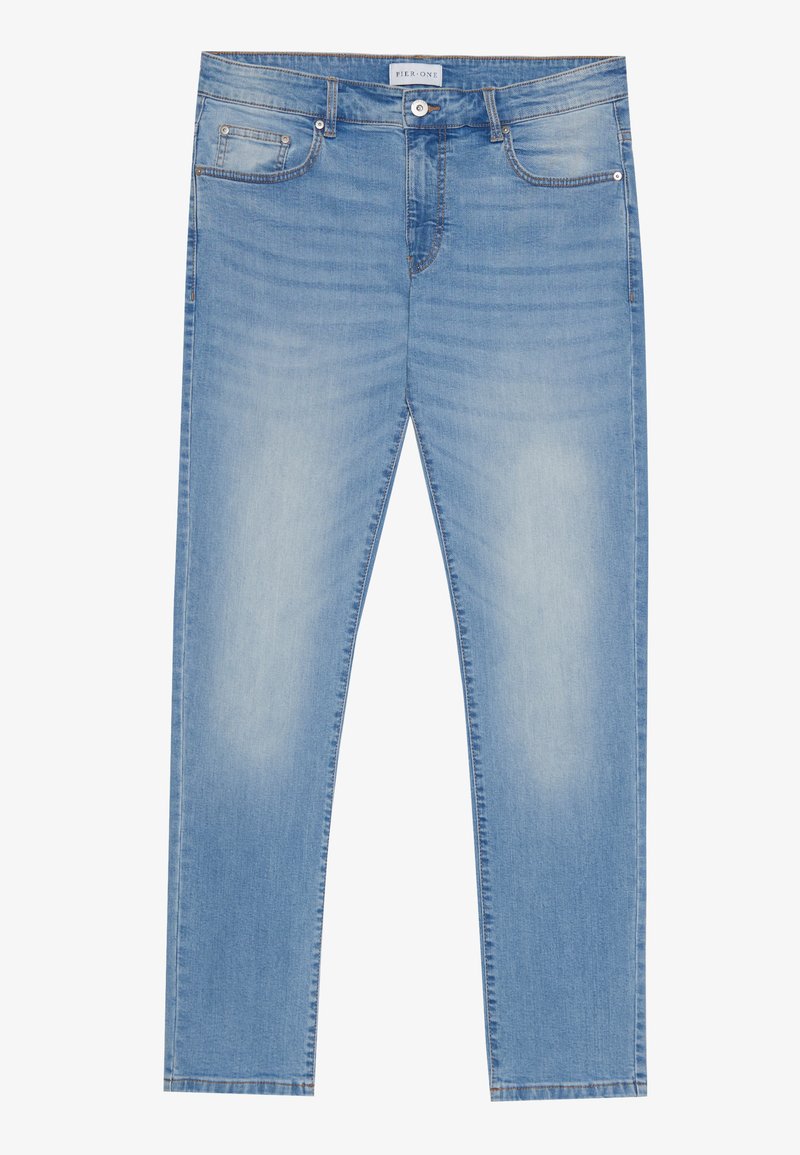 Pier One Slim fit jeans lichtblauw denim Pier One Slim fit jeans lichtblauw denim