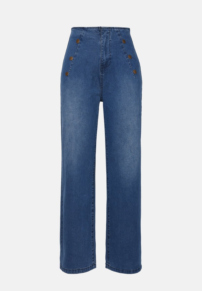 Anna Field Straight leg jeans blauw denim/bluedenim