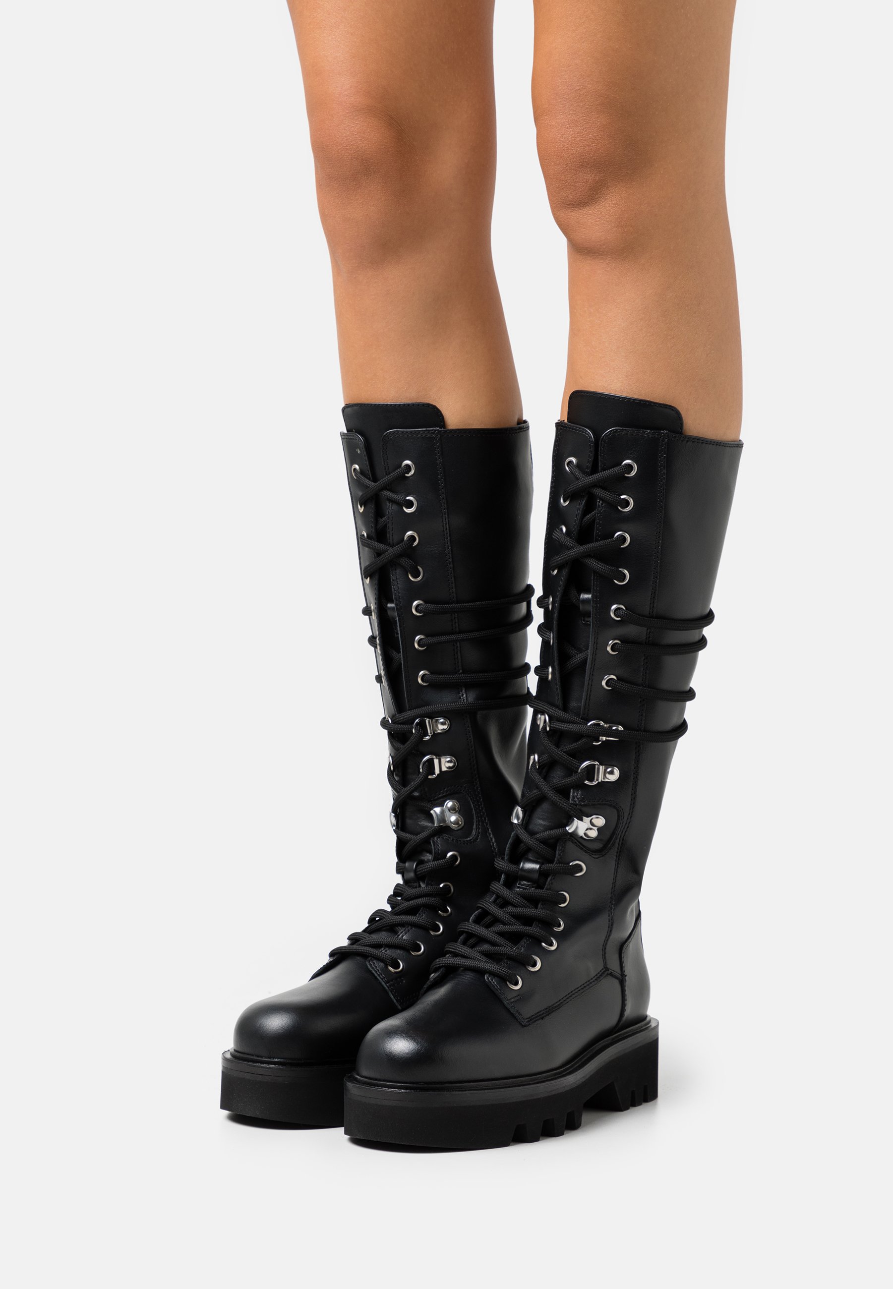 Furla RITA ARMY HIGH BOOT - Lace-up 