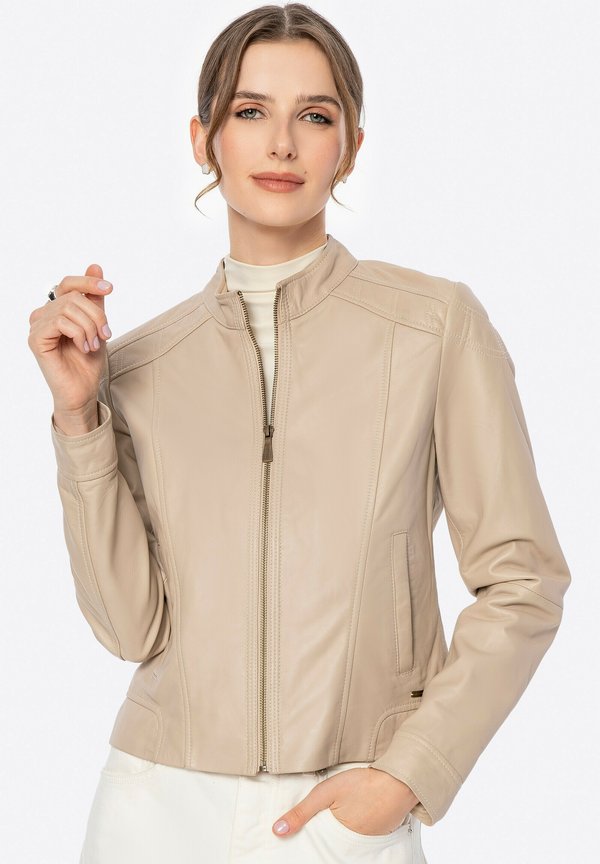 Lederjacke - cream