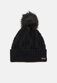 BOUNDLE DAYS™ CABLE KNIT POM BEANIE - Kapa - black