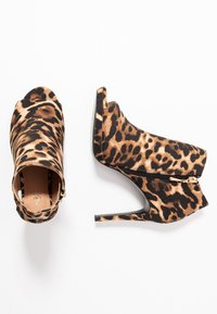 Wallis High heeled ankle boots - brown