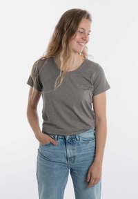 Knit Factory T-shirt basic - taupe