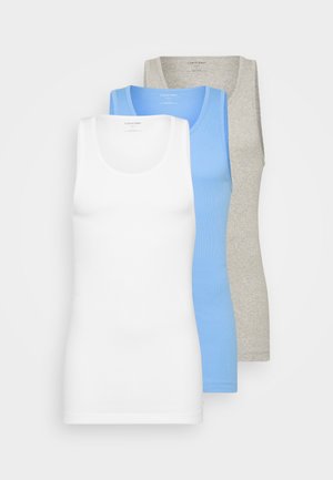 Calvin Klein Underwear TEES 3 PACK - Potkošulja - white/grey heather/glacier