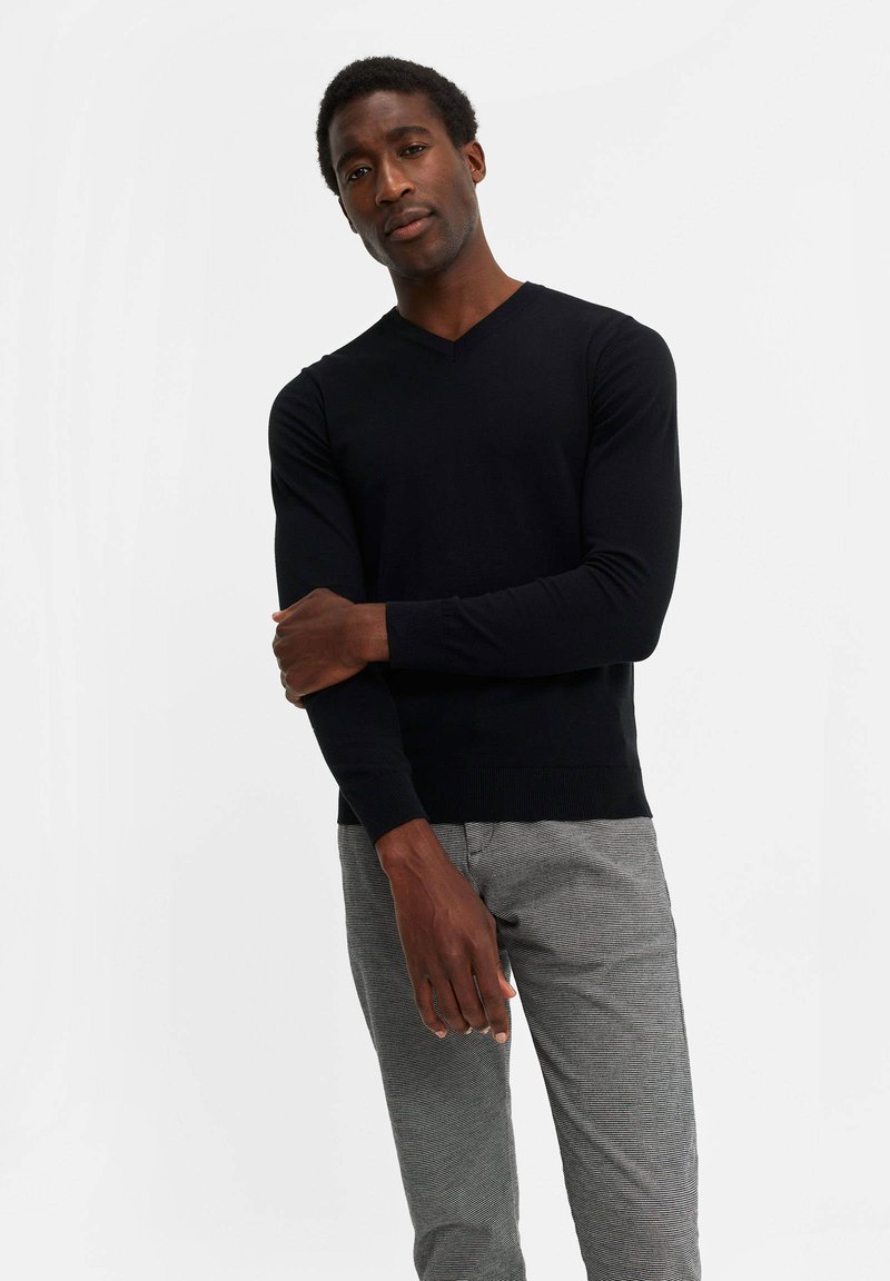 Herren Kapuzenpullover | WE Fashion Sweatshirt black/schwarz - LE16129 Herren Kapuzenpullover | WE Fashion Sweatshirt black/schwarz - LE16129