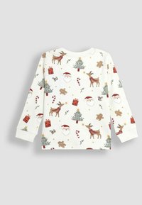 JoJo Maman Bébé CHRISTMAS PRINT REGULAR FIT SET - Pigiama - cream