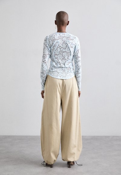 ECKHAUS LATTA SERAPH - Tops ar garām piedurknēm - robins egg