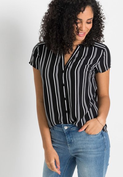 bonprix Bluse - schwarz - Zalando.ch