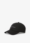LINEAR LOGO EMBROIDERY BASEBALL CAP - Casquette - black