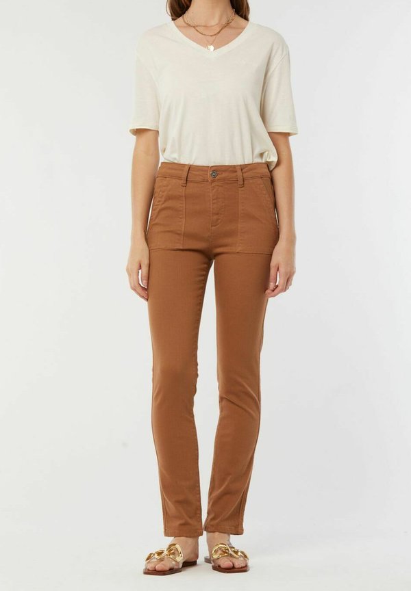 JILO  - Jeans Straight Leg - marron