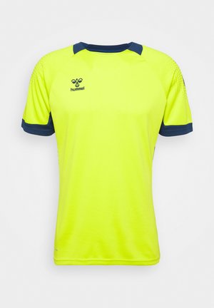 Hummel, LEAD - T-shirts print - lime punch