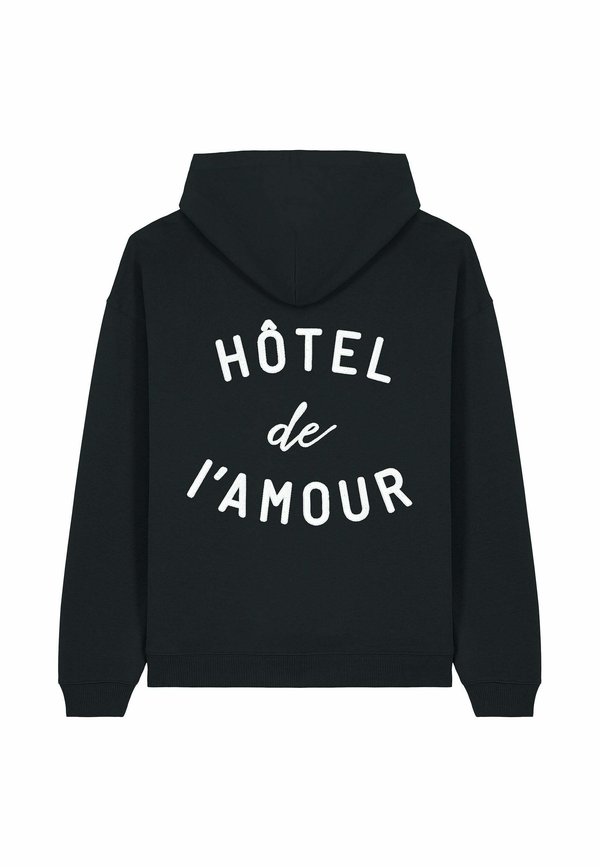HOTEL DE L'AMOUR BACK EMBROIDERY UNISEX OVERSIZE  - Kapuzenpullover
