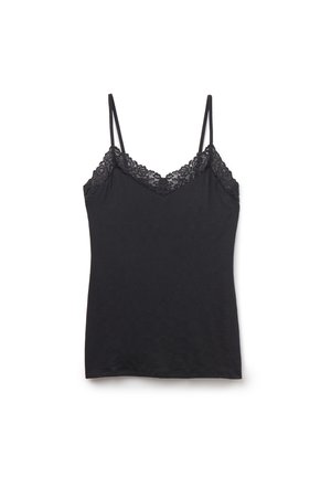 Intimissimi PRETTY FLOWERS - Unterhemd/-shirt - black