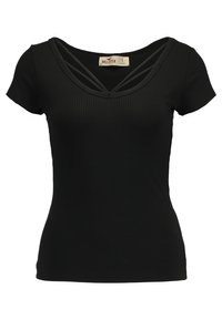Hollister Co. T-shirt med print - black