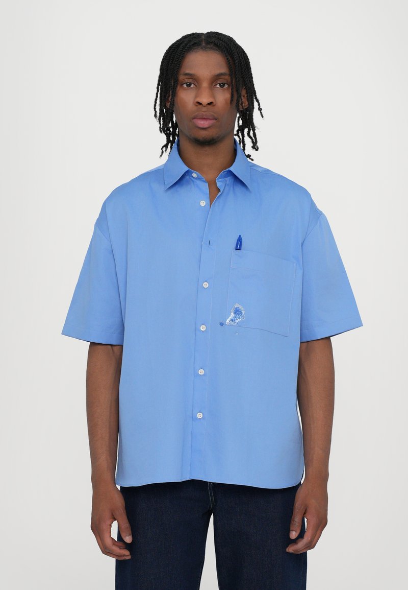 BLUEMARBLE INK STAINED SHIRT - Πουκάμισο - blue