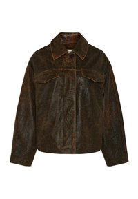 Minimum TYRA  - Giacca di pelle - seal brown
