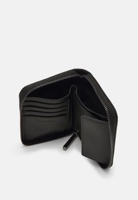 Calvin Klein LINE QUILT MEDIUM ZIP AROUND - Portafoglio - black