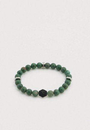 EXAGON LION - Brăţară - silver-coloured/green