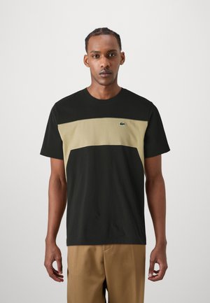 Lacoste Tricou cu imprimeu - black/viennese