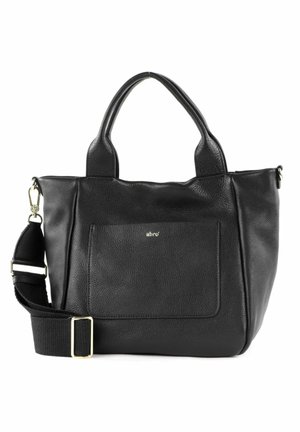 Abro DALIA SHOPPER RAQUEL SMALL - Handtasche - black   gold