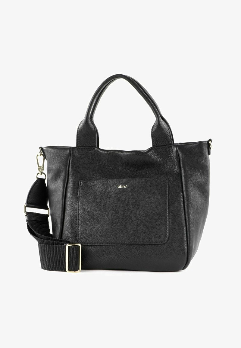 Abro DALIA SHOPPER RAQUEL SMALL - Handbag - black gold