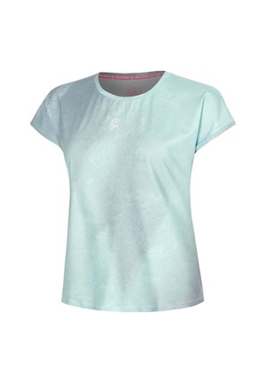 BIDI BADU, T-SHIRT FREEZE OUT CAPSLEEVE T-SHIRT W - Sport T-shirt - - ocean blue- smoke grey