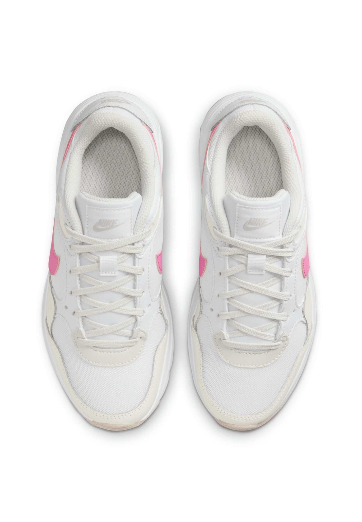white pink and purple nike air max