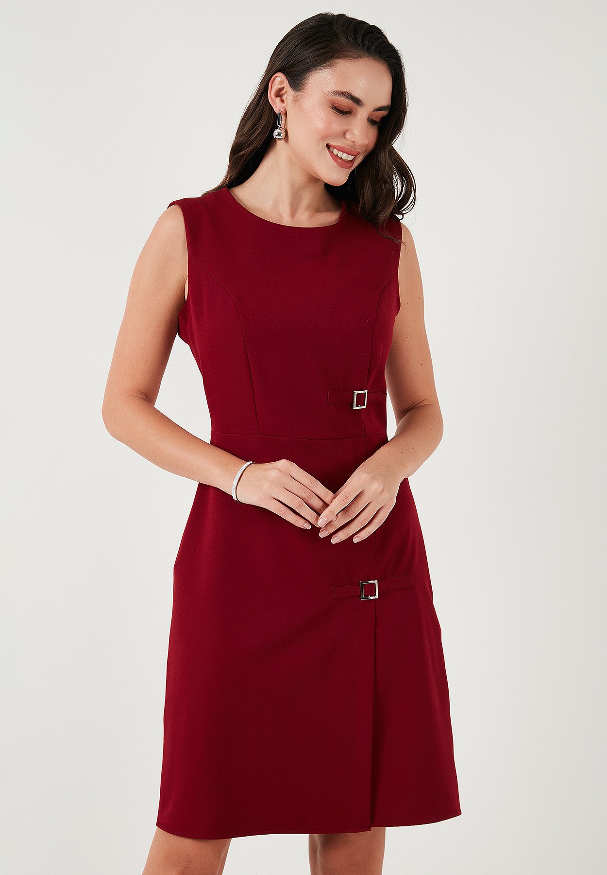 LELA Loose Fit - Cocktail dress / Party dress - bordeaux - Zalando.ie