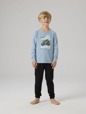 NKMNIGHT RACER SET - Nattdrakt - dusty blue