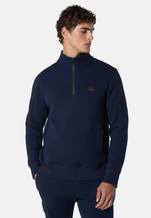 HALF ZIP - Felpa - navy blue