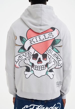LOVE KILLS SLOWLY - Zip-up sweatshirt - grey