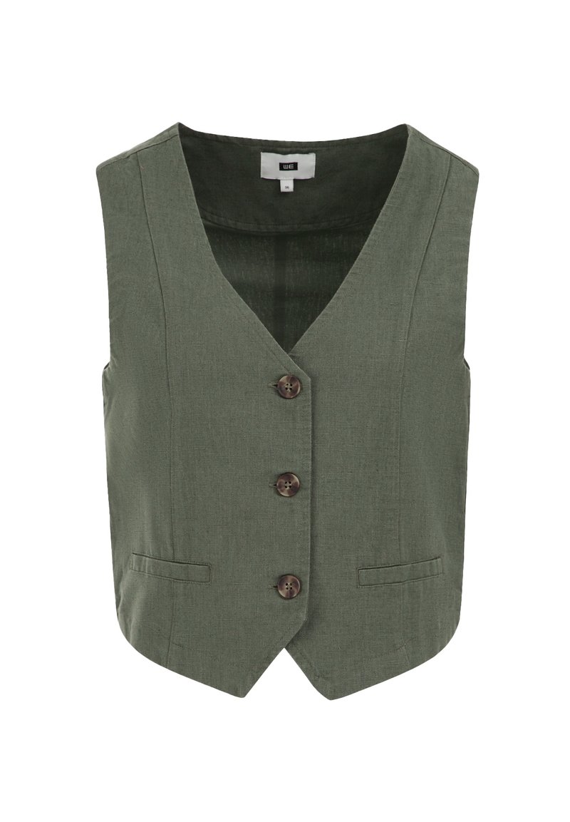 WE Fashion Bodywarmer donkergroen WE Fashion Bodywarmer donkergroen