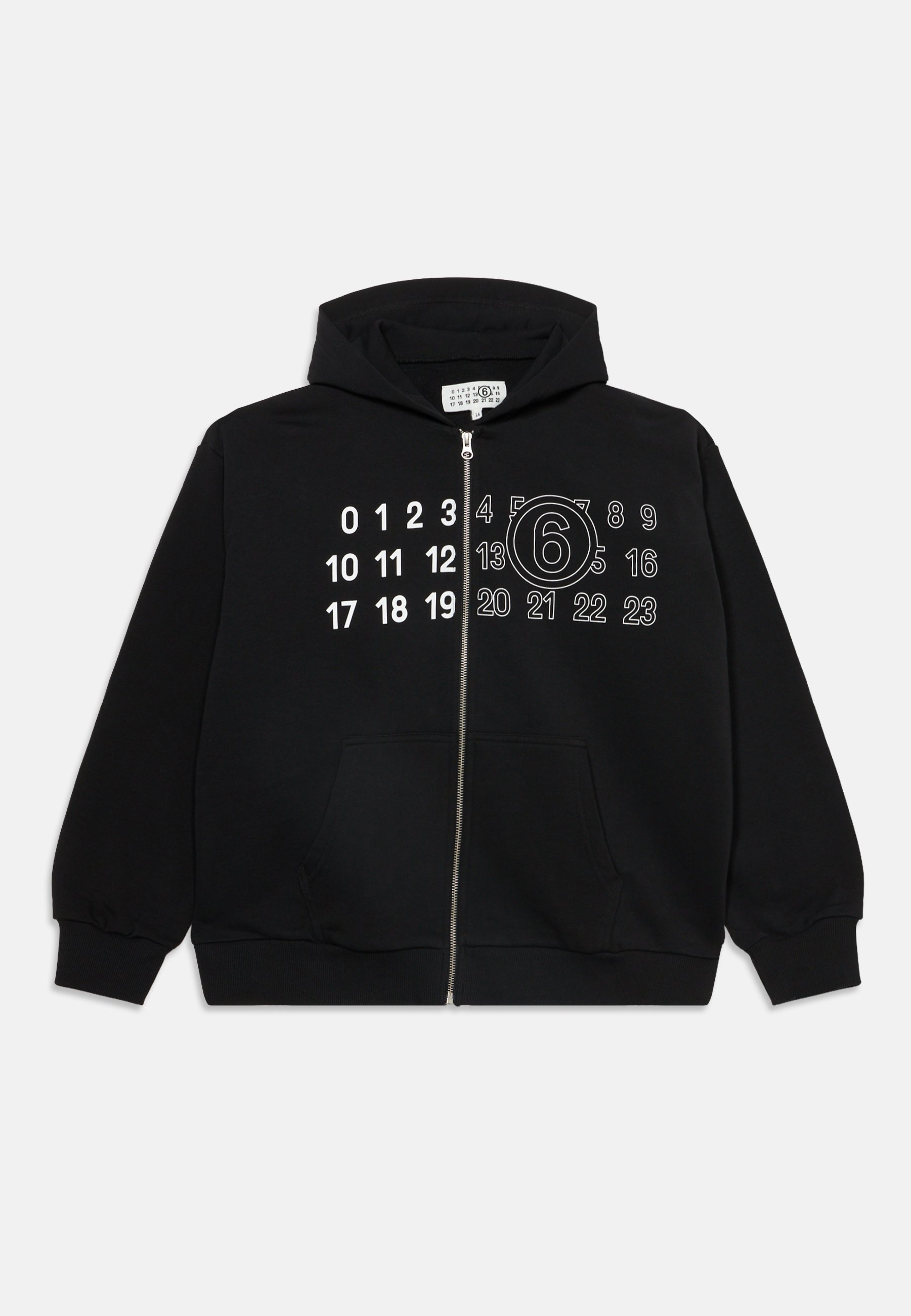 MM6 Maison Margiela UNISEX - Zip-up sweatshirt - black - Zalando.co.uk
