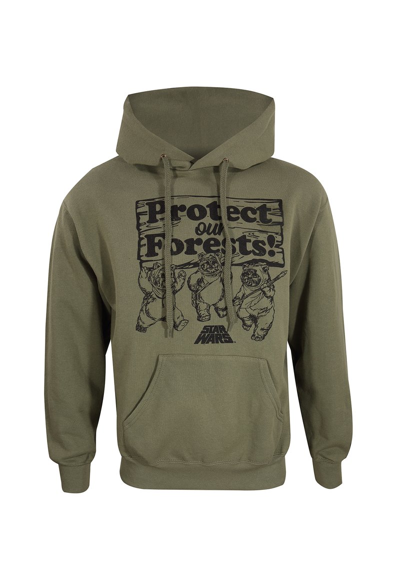 Henry Tiger STAR WARS PROTECT OUR FORESTS - Felpa con cappuccio - olive