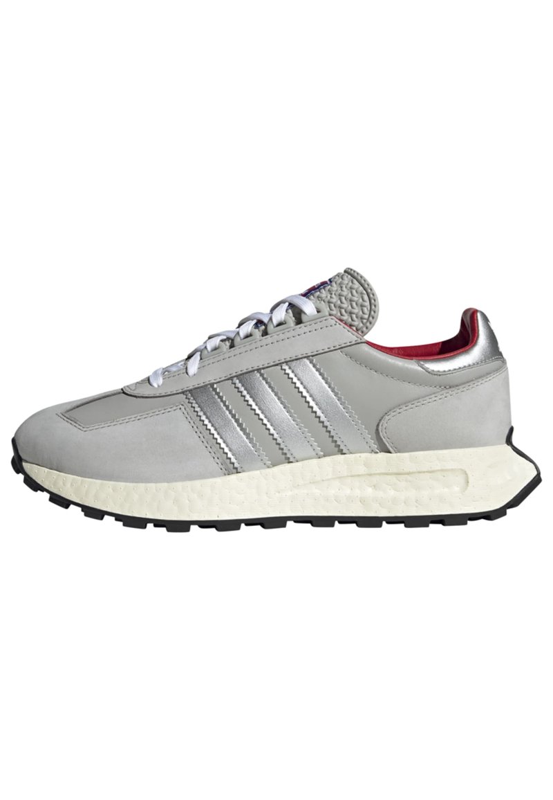 adidas Originals RETROPY E5 UNISEX - Sneaker low - grey two/matte silver/better scarlet