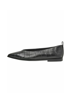 Ballet pumps - black croco