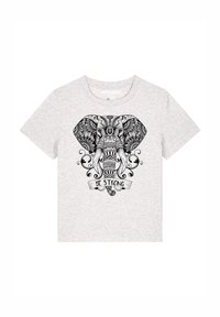 watapparel MANDALA ELEPHANT - T-shirt imprimé - cool heather grey