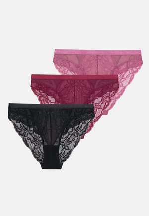 3 PACK - Trusser - dark purple/bordeaux/black