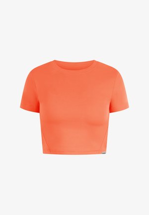 Smilodox CROP - Sports T-shirts - terakotta