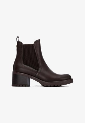XTI, BOTIN DE MUJER CON TACÓN - Enkellaarsjes met plateauzool - marron