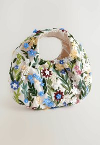 Next EMBROIDERED HAND BAG  . - Käsilaukku - white floral